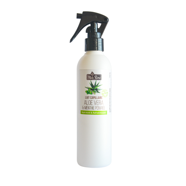 Lait capillaire aloé vera - menthe poivrée