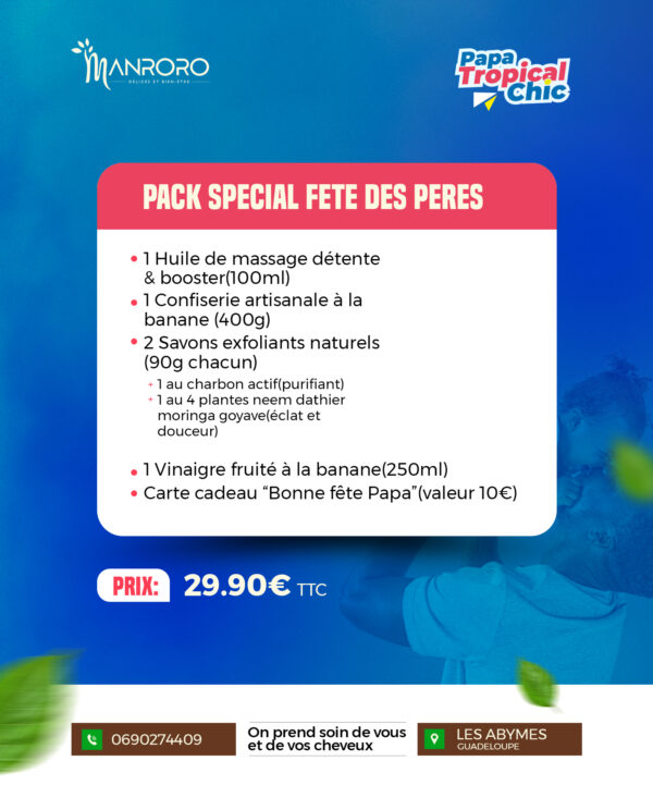 Pack Fête des Pères – "Papa Tropical Chic"