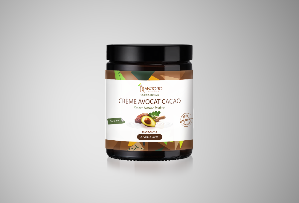 Crème Avocat Cacao Moringa 250ml